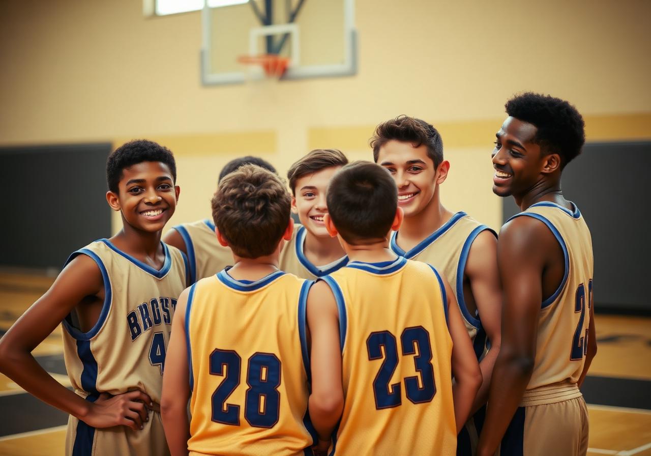 Team huddle